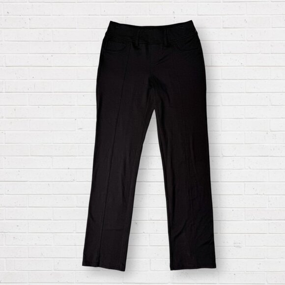 NWT SOMA Black Luxe Lounge Gothic Pull On Jeggings Sleep Pockets Pants XS - Picture 1 of 6